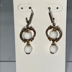 NWOT Genuine Michael Vallatutti Quartz Gemstone Drop Earrings